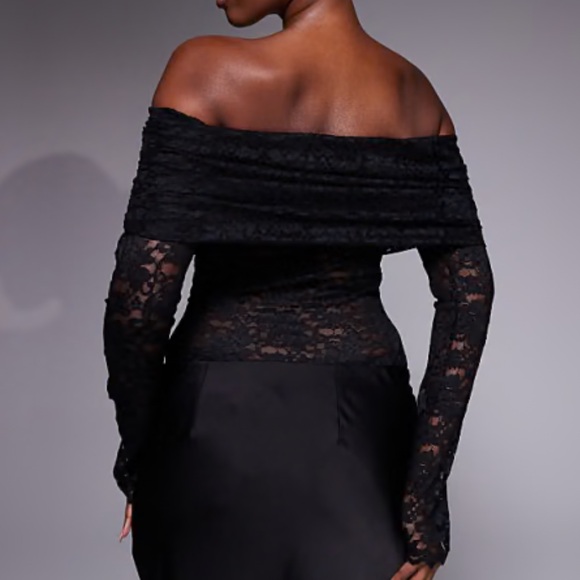 Free People FP One Lace Off the Shoulder Bodysuit - Picture 2 of 13